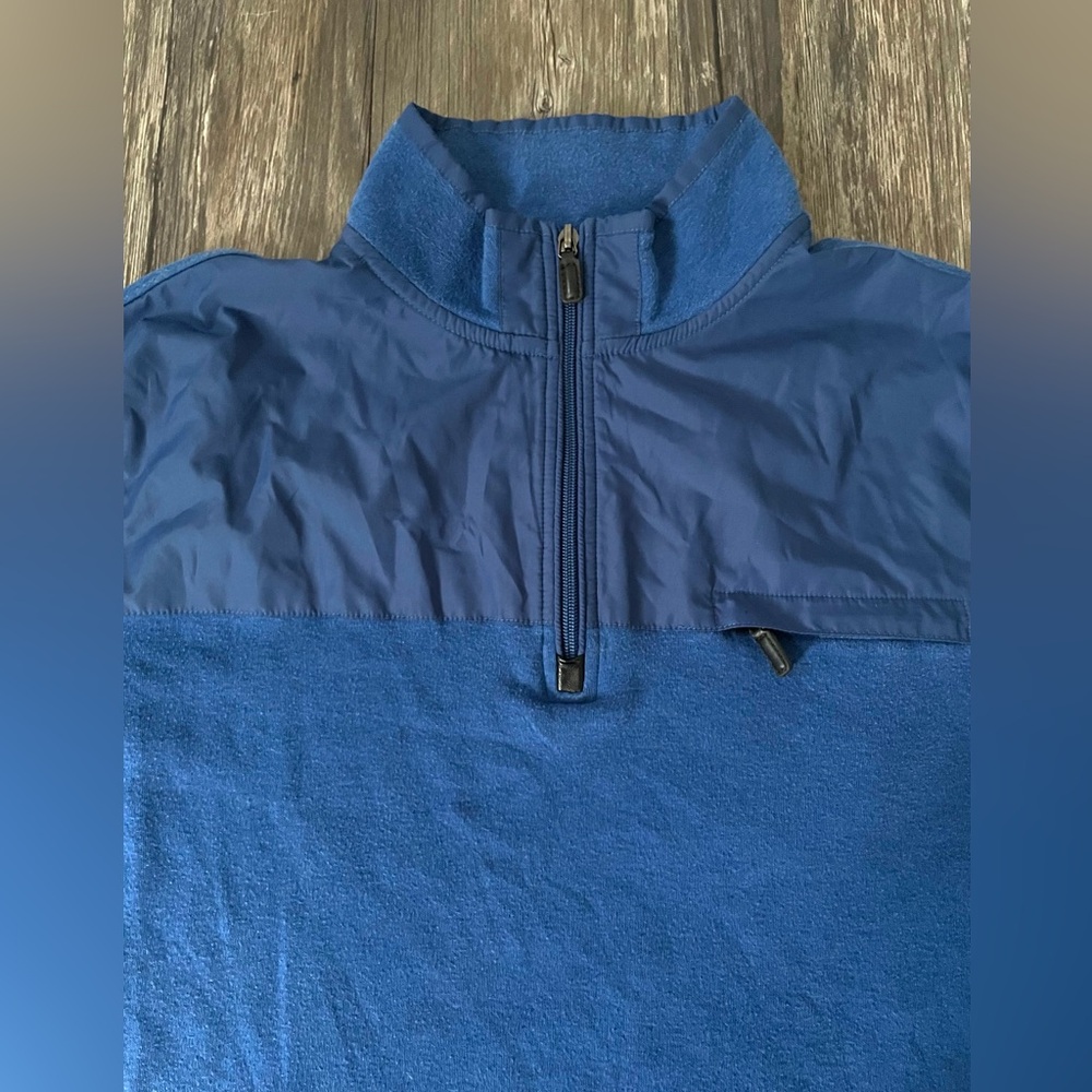 Bugatchi Uomo Blue Quarter Zip Pullover Men’s Xl - image 4